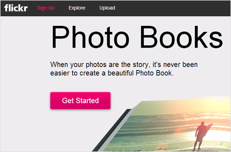 Create Flickr Photo Book online