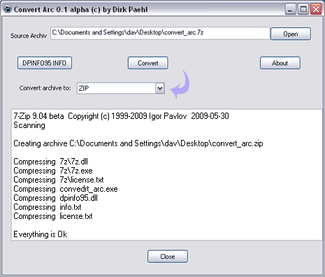 7zip converter