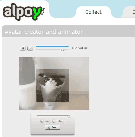 Create animated avatar from images, Youtube videos