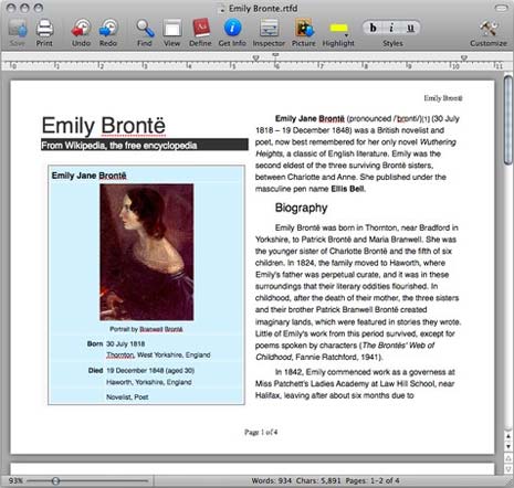 word processor free for mac