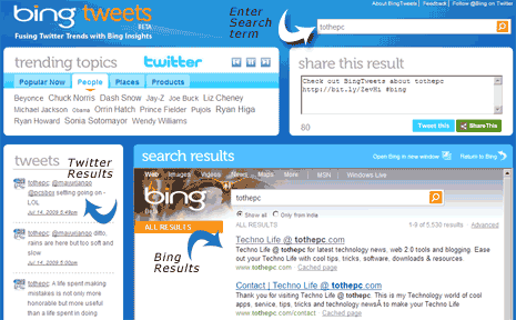 bing-tweets-website