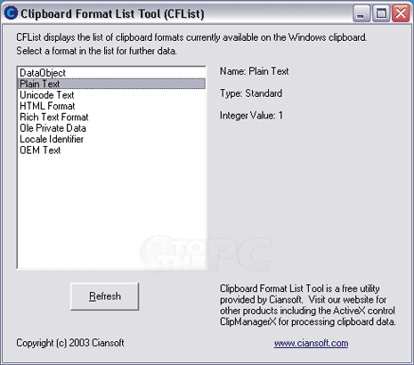 clipboard-format-list