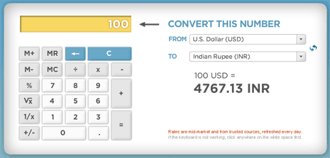 money time converter