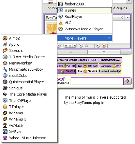 winamp and yahoo