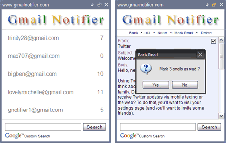 facebook notifier email