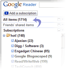google-reader-unread-count-number