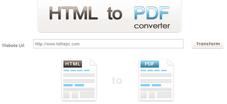 convert pdf to html