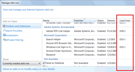 ie8-addons-load-time