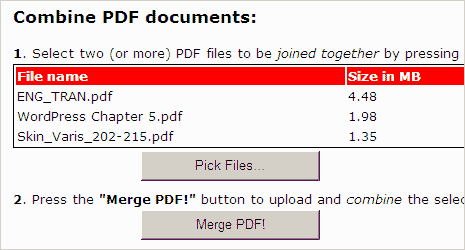combine pdf merge