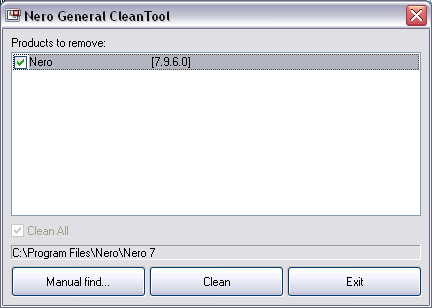 nero-general-clean-tool