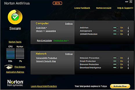 free norton internet security download trial