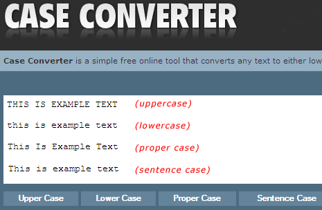 case converter