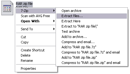 .rar zip file extractor free download