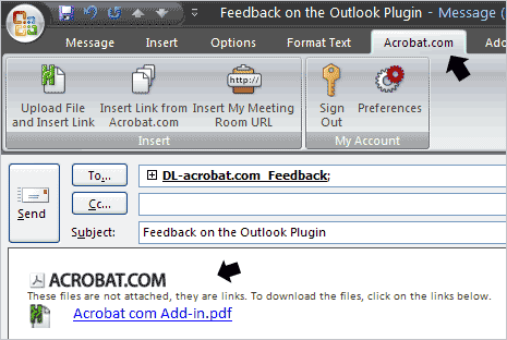 outlook attachment downloader addon