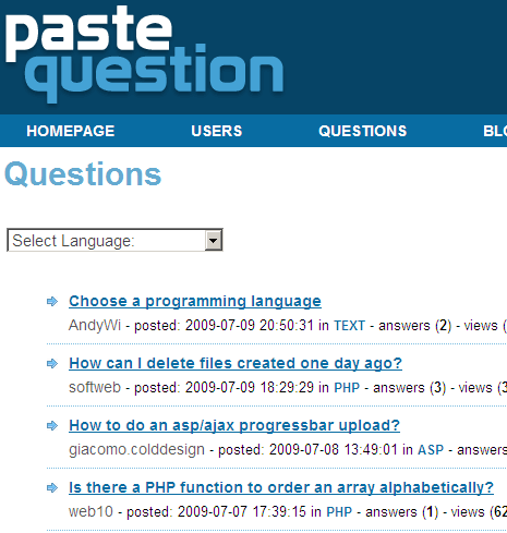 paste-questions-website
