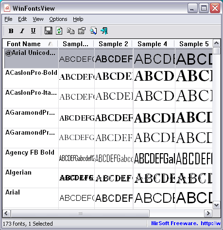 font viewer pc