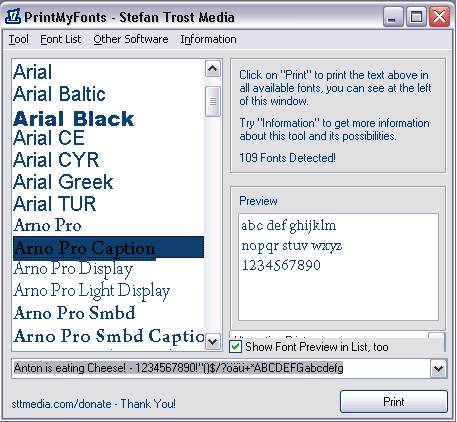 where to find my font library on pc