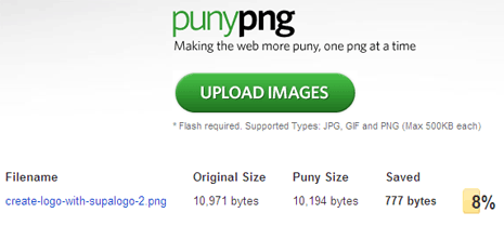 PunyPNG Screen