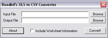 Steps for XLS to CSV conversion