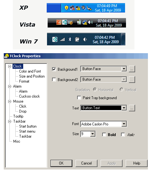 windows7-xp-vista-clock